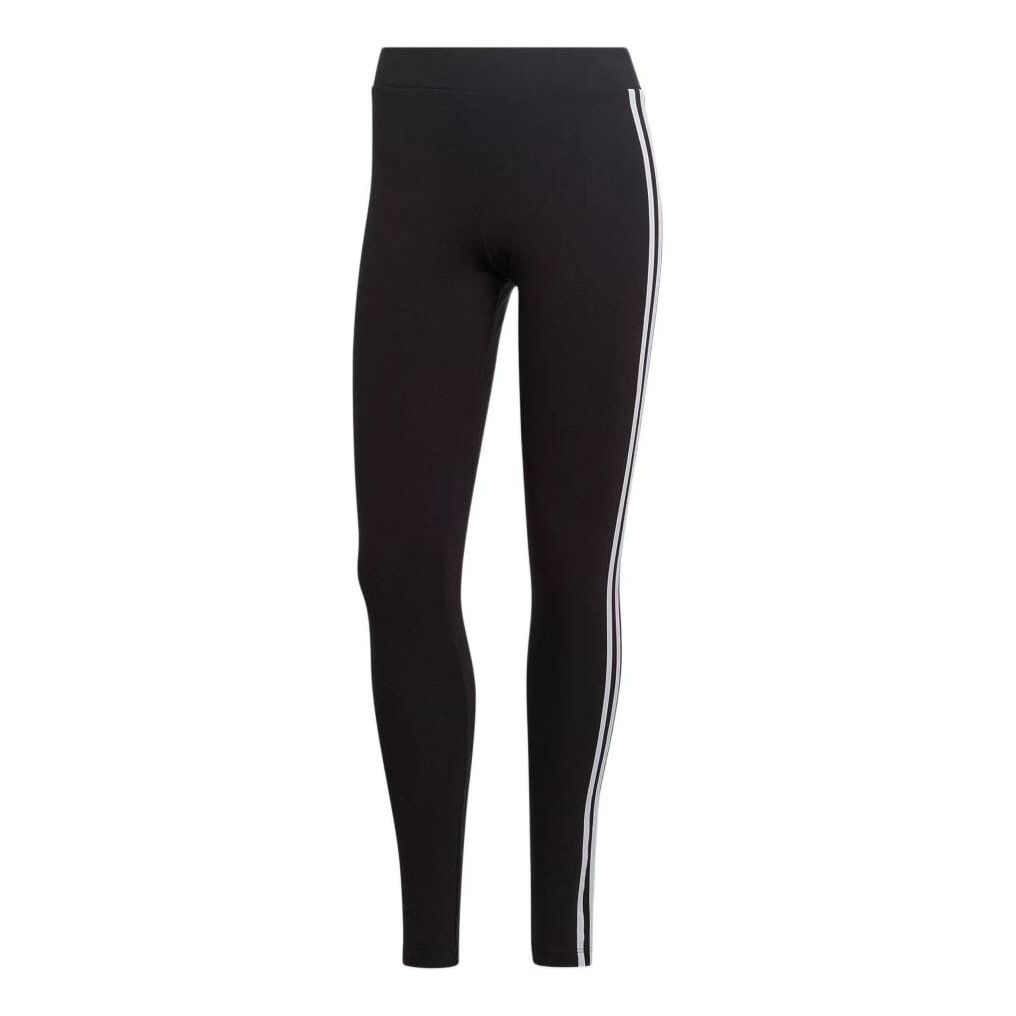(WMNS) adidas Adicolor Classics 3-Stripes Leggings Asia Sizing 'Black White' IB7383