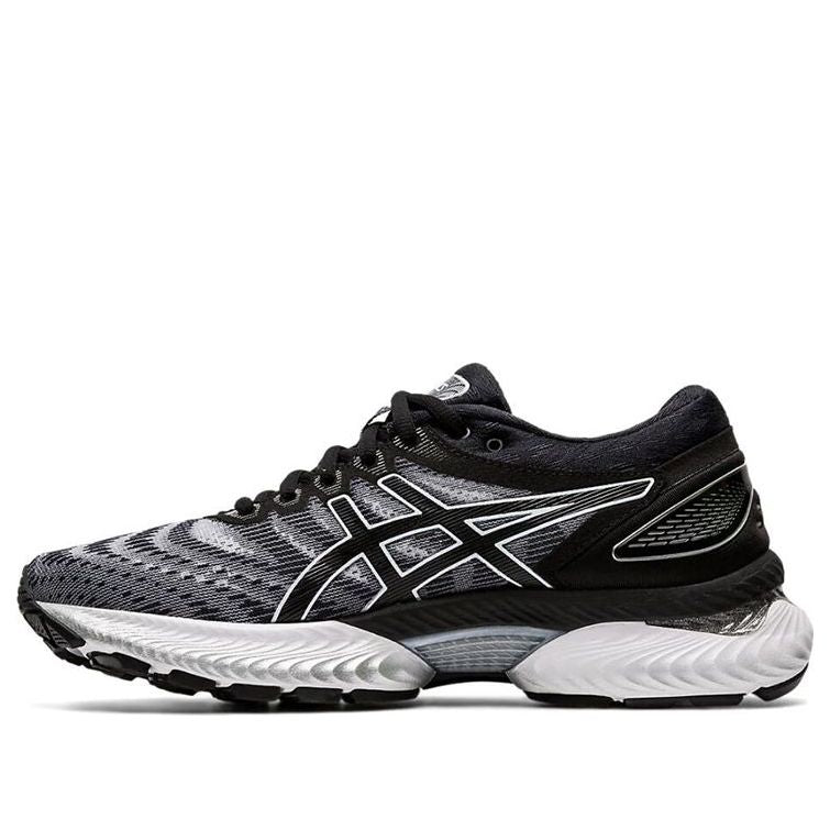 (WMNS) ASICS Gel-Nimbus 22 Wide 'White Black' 1012A586-100