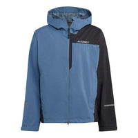 adidas Terrex Multi RAIN.RDY 2.5-Layer Rain Jacket 'Blue Black' HZ1383