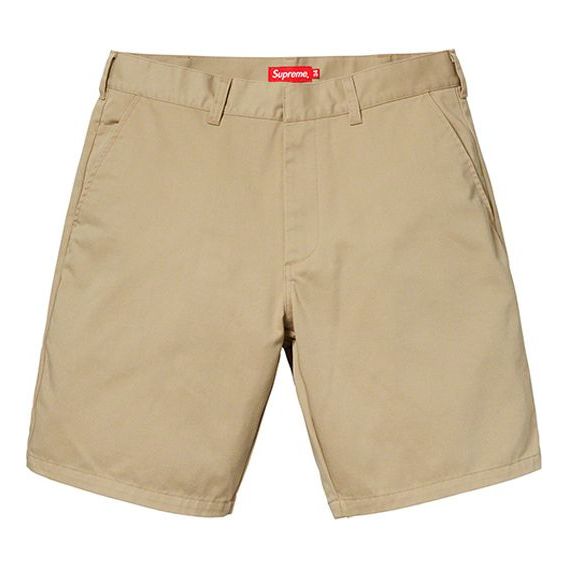 Supreme SS19 Work Short Cargo Shorts Unisex Khaki SUP-SS19-10126