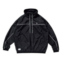 WTAPS Keeper Half Zipper Segmentation Jacket Black 192WVDT-JKM01-BK