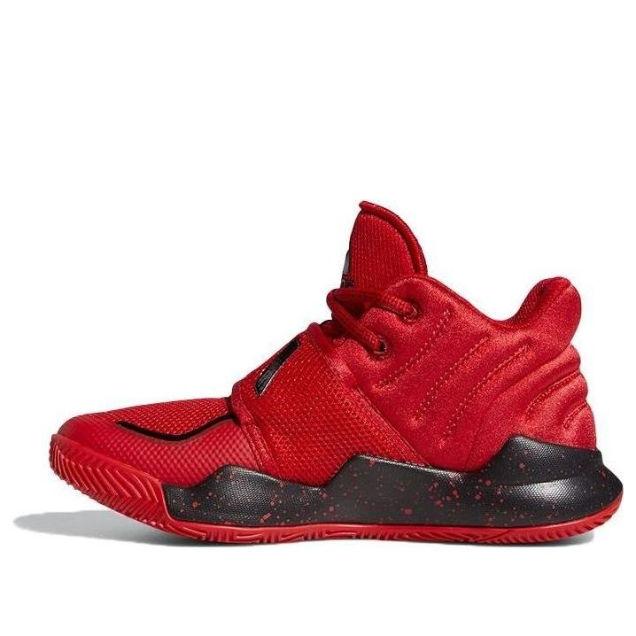 (GS) adidas Deep Threat J Red/Black FX3558