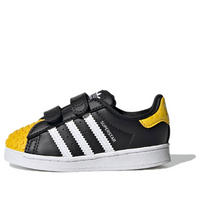 (TD) adidas x LEGO Superstar 'Core Black Yellow' GX3384