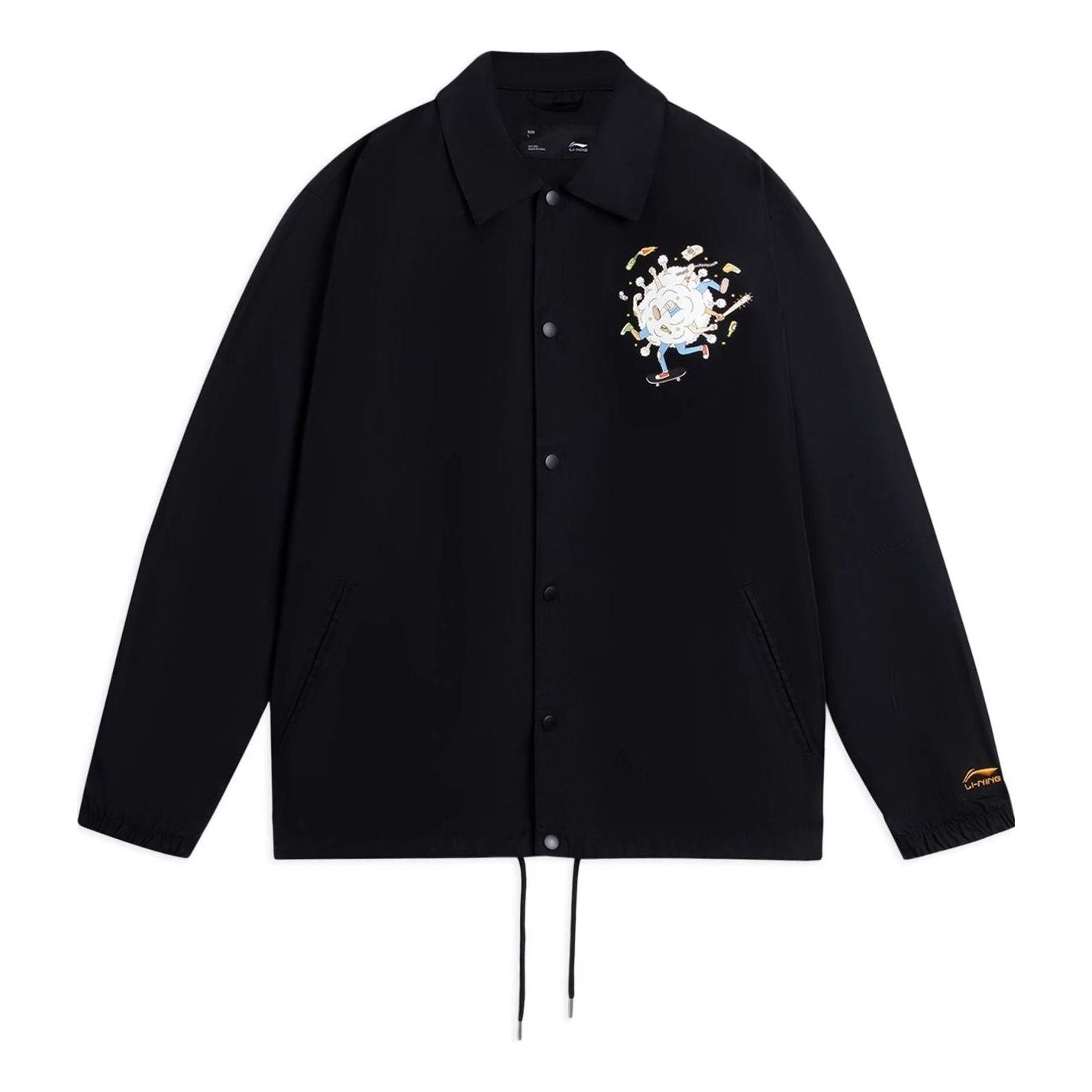 Li-Ning x Phil Hackett Graphic Jacket 'Black' AFDRA45-1