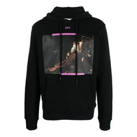 Off-White Caravaggio Print Cotton Hoodie 'Black Cyclamen' OMBB097S23FLE0031034