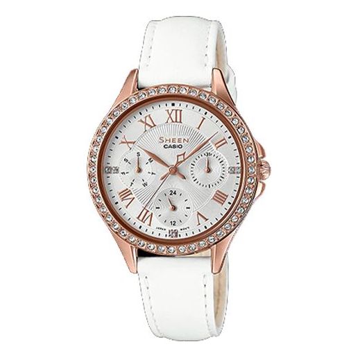 CASIO SHEEN Series Wrist /Gold White Analog SHE-3062PGL-7A