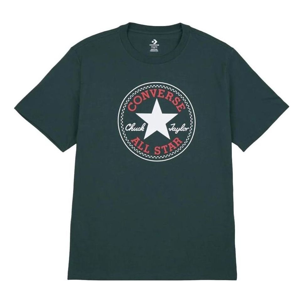 Converse Go-To All Star Patch Standard Fit T-Shirt Asia Sizing 'Green' 10025459-A10