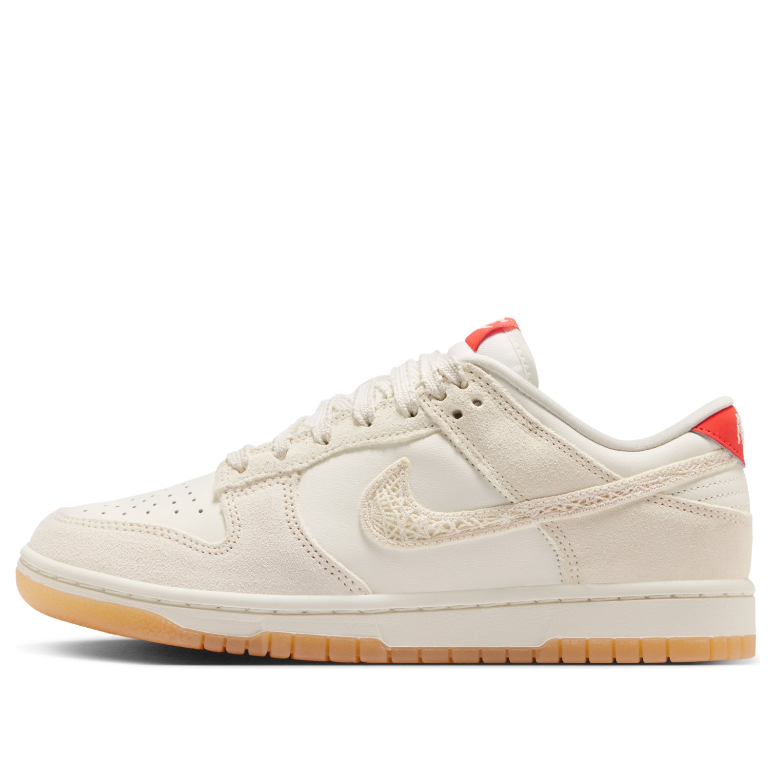 (WMNS) Nike Dunk Low 'Sail Picante Red Flax' HV5231-133