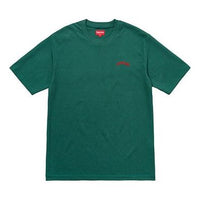 Supreme SS18 Mesh Arc Logo Tee Dark Green Logo Tee SUP-SS18-0129
