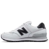 (WMNS) New Balance 574 Leather 'Black White' WL574LEC