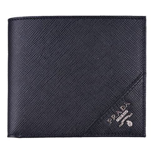 PRADA SS26 Saffiano Leather Wallet 'Black' 2MO513-QME-F0002