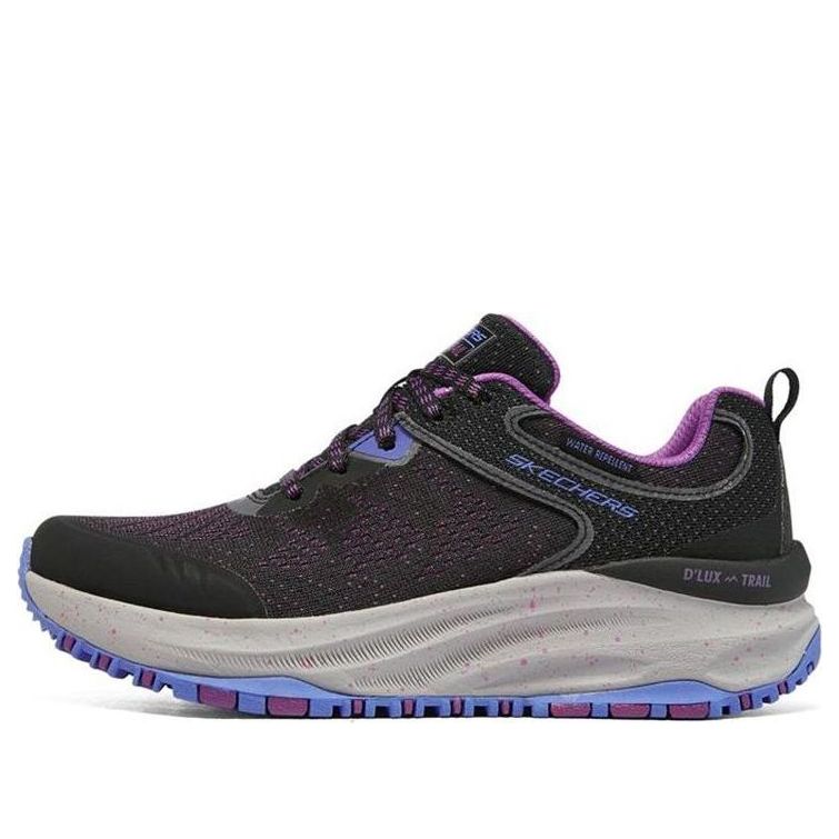 (WMNS) Skechers DLux Trail 'Black Purple' 149842-BKPR