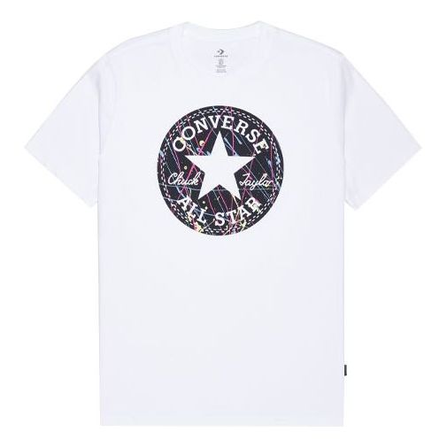 Converse Splatter Paint Chuck Taylor Patch Graphic Tee Asia Sizing 'White' 10021506-A03