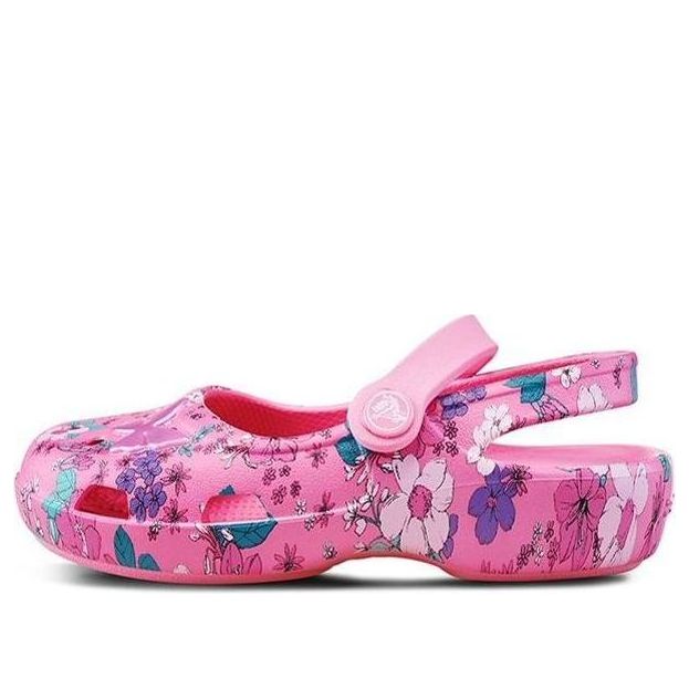 (GS) Crocs Classic Charm Mary Jane Sandals 'Pink Purple' 206364-669