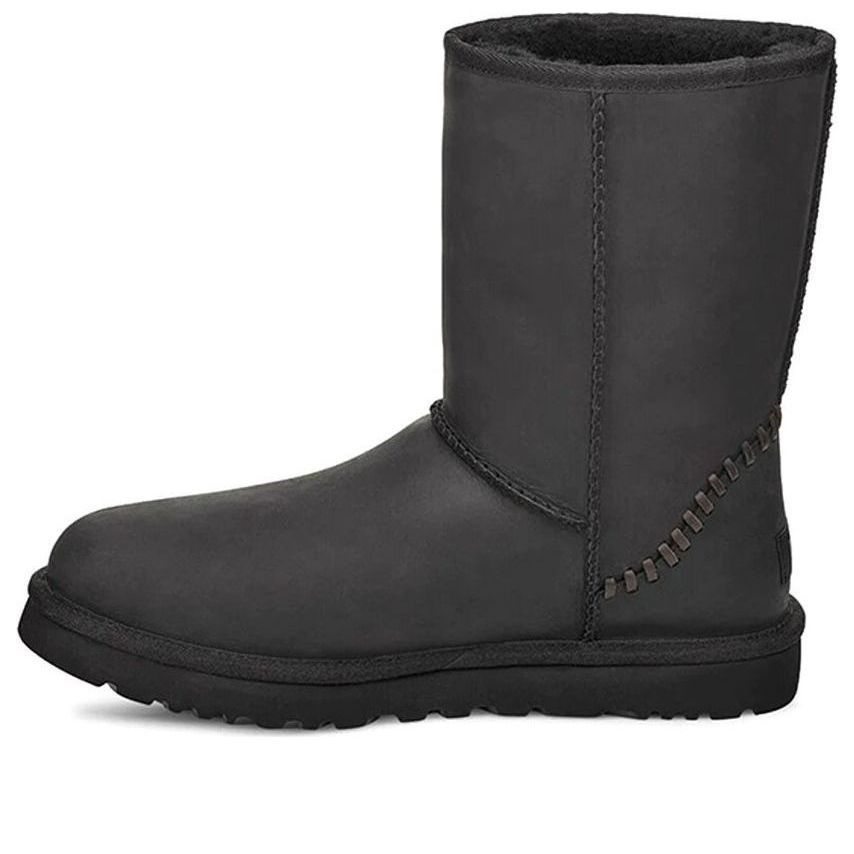 UGG Classic Short Deco Snow Boots Black 1110042-BLK