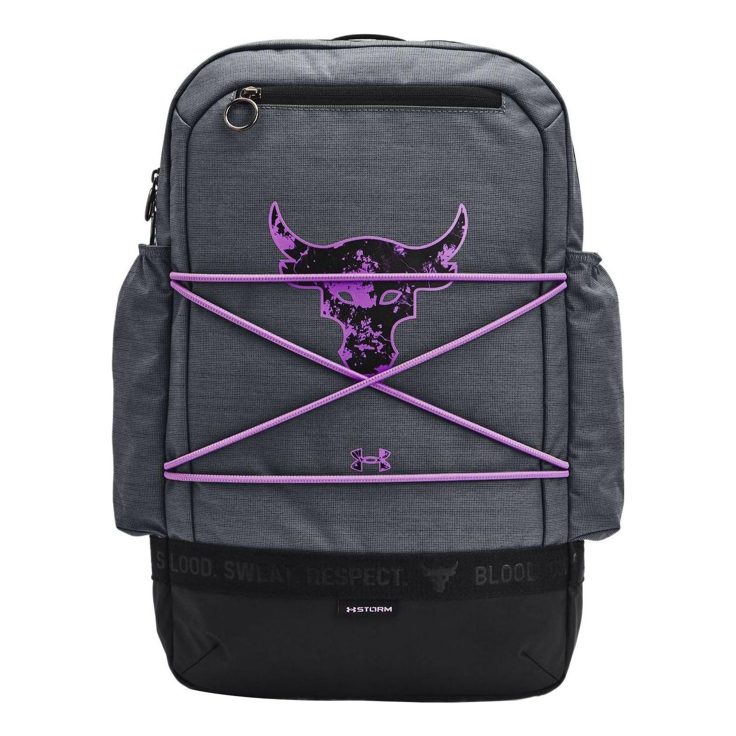Under Armour Project Rock Brahma Backpack 'Grey Purple' 1372291-002