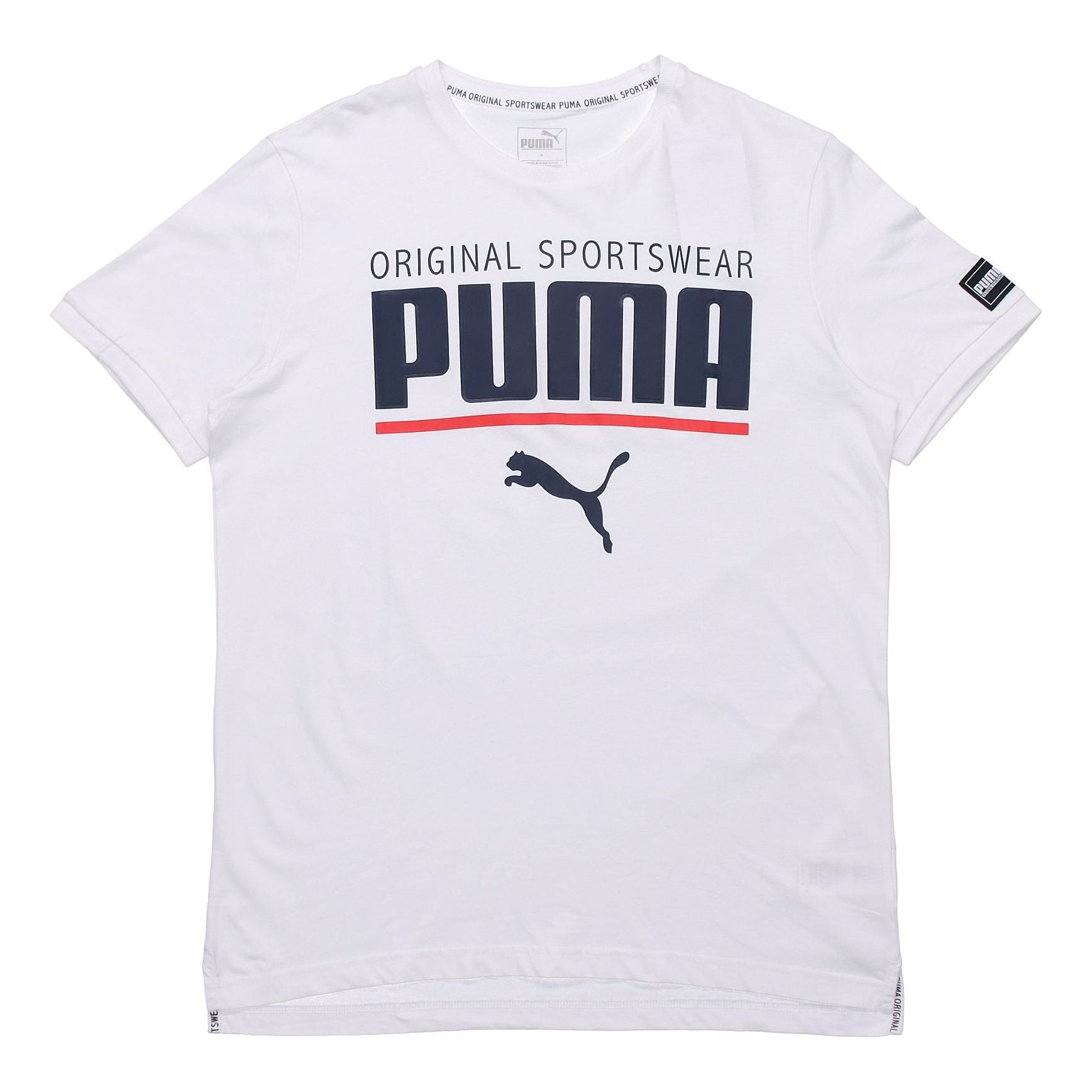 PUMA Logo Short Sleeve TEE STYLE White 852240-02