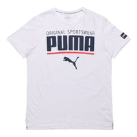 PUMA Logo Short Sleeve TEE STYLE White 852240-02