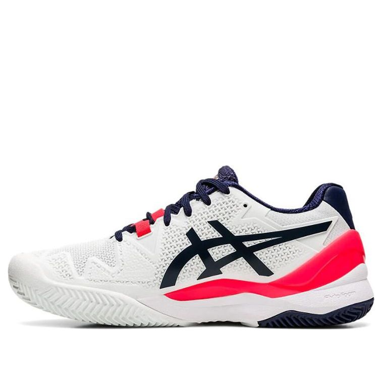 (WMNS) ASICS Gel-Resolution 8 Clay 'White Blue' 1042A070-103