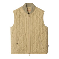 Burberry 25 Quilted Gabardine Gilet 'Beige' 81101811