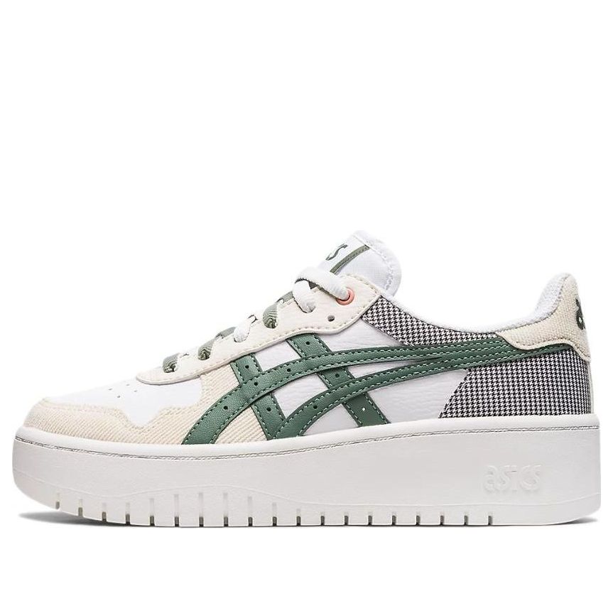 (WMNS) ASICS Japan S PF 'White HoundSTooth Ivy' 1202A419-102