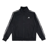 (WMNS) New Balance Stand Collar Athleisure Casual Sports Zipper Jacket Black MDA3E023-BK