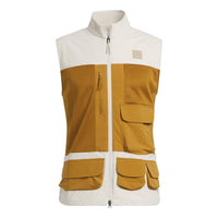 adidas Adicross Full-Zip Golf Vest 'Beige Brown' HS5611