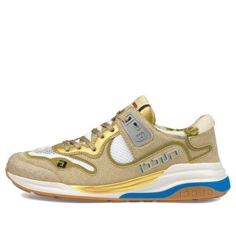 (WMNS) Gucci Ultrapace 'Gold Sparkling Fabric' 602228-HW910-8060