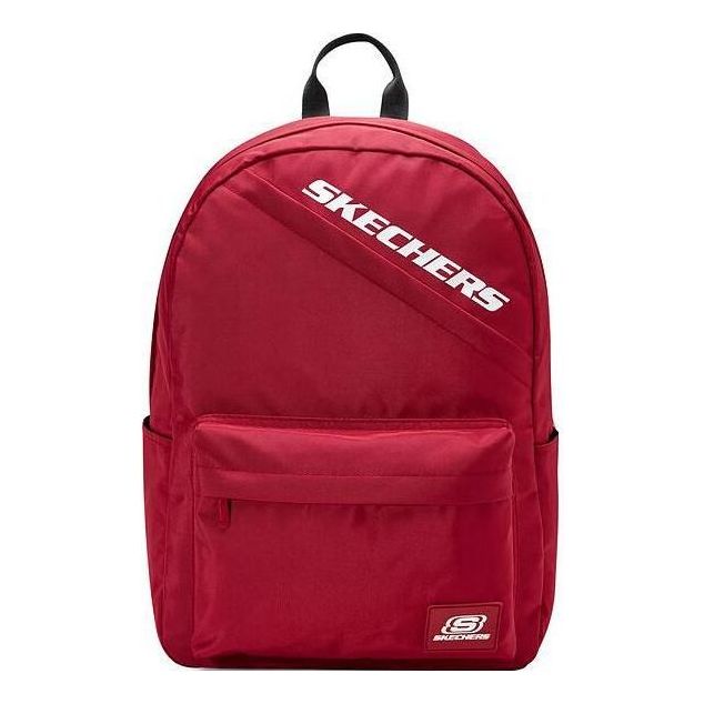 Skechers Classic Logo Printed Fabric Backpack 'Red White' L422U027-001W