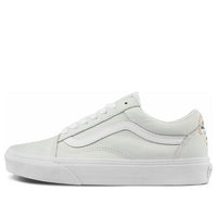Vans Old Skool Low Top Casual Skate Shoes White Flower Printing Unisex VN0A5KRFB5L
