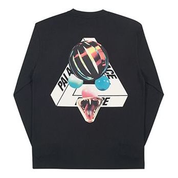 PALACE Sans Ferg Longsleeve T-Shirt Black Printing Logo Round Neck Long Sleeves Hoodie Unisex PAL-SS18-006