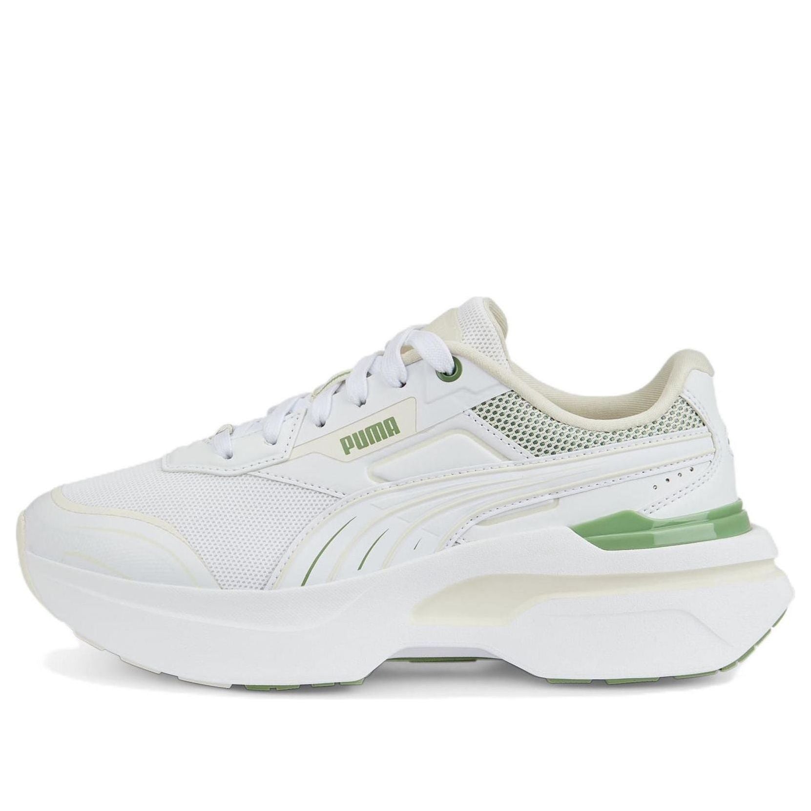 (WMNS) PUMA Kosmo Rider Feminine Tech 'White Green' 386552-02