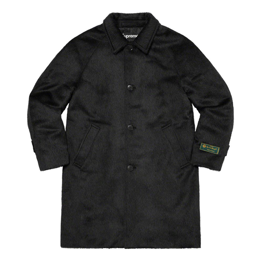 Supreme Alpaca Overcoat 'Black' SUP-FW21-336