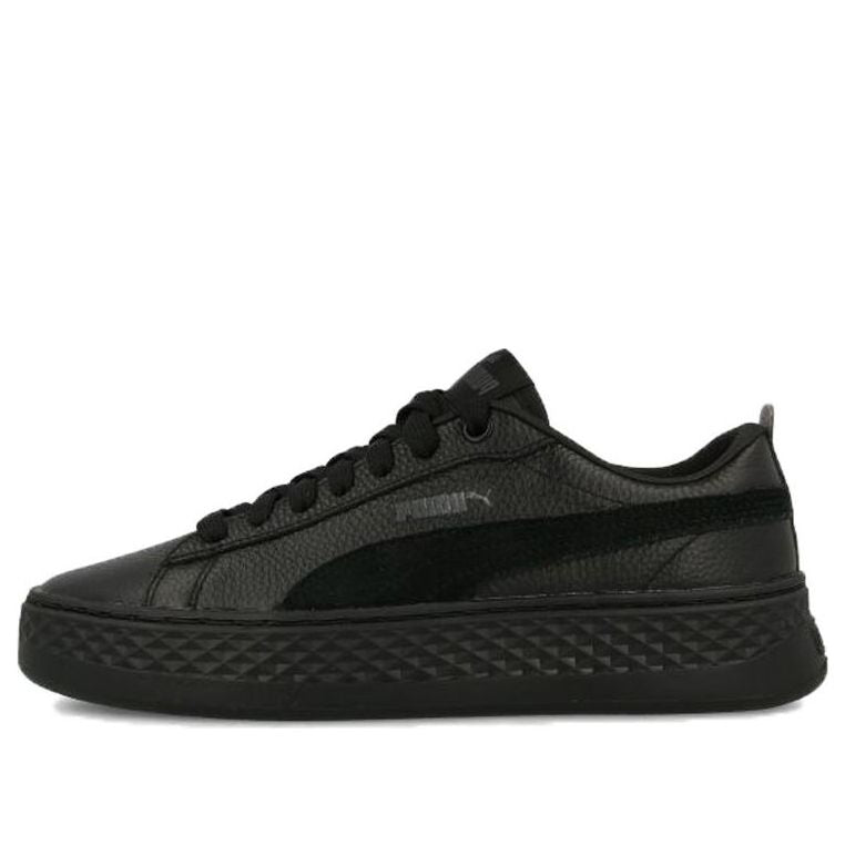 (WMNS) PUMA Smash Platform Low 'Balck' 366487-01