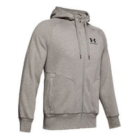 Men's Under Armour UA Fleece Training Sports Jacket Green 1355630-388