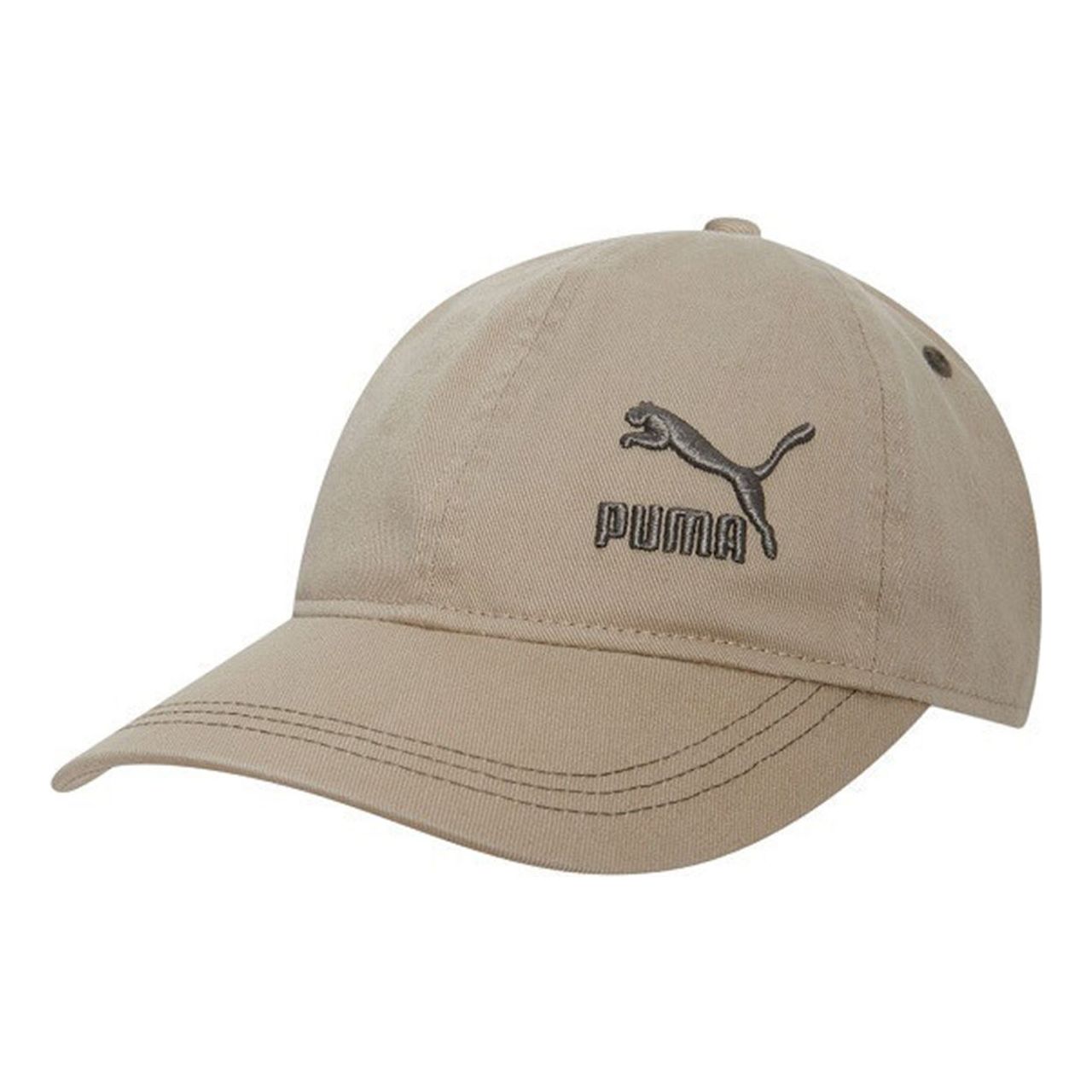 PUMA DAD CAP Athleisure Casual Sports Embroidered Baseball Cap Khaki 023137-06