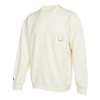 Converse Crafted Fashion Crew Asia Sizing 'Egret' 10024165-A01