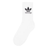 Balenciaga x adidas Socks 'White Black' 7121774C6B79060
