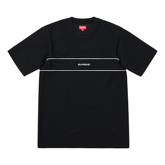 Supreme SS19 Piping Practice SS Top Logo Tee SUP-SS19-10111