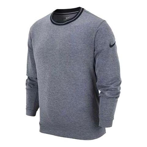 Men's Nike Logo Small Logo Sports Pullover Gray CZ2444-063