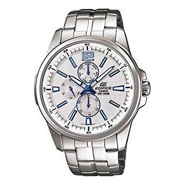 CASIO White EF-343D-7AV
