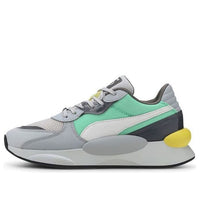 (GS) PUMA Rs 9.8 Fresh Low Top Running Shoes Black/Grey/Green 372060-02