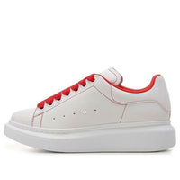 (WMNS) Alexander McQueen Larry Sneakers 'White Red' 676698W4RJ19676