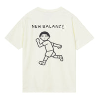 (WMNS) New Balance x Noritake Crossover Funny Pattern Short Sleeve White AWT02379-IV