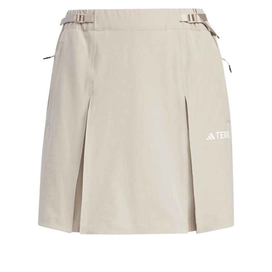 (WMNS) adidas Aeroready 4-Way Stretch Skort Asia Sizing 'Beige' IS0294