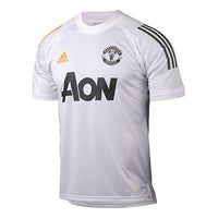 adidas MUFC TR JSY Manchester United Soccer/Football Sports Short Sleeve Jersey White FR3657
