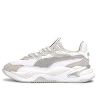 (WMNS) PUMA Rs-2K Metallic Sports Running Shoes For White/Grey 375134-02
