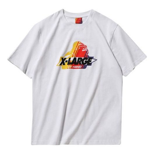 Li-Ning x XLARGE Crossover Printing Short Sleeve White AHSN951-1
