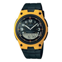 CASIO Waterproof Yellow Analog/Digital Combo AW-80-9B2021