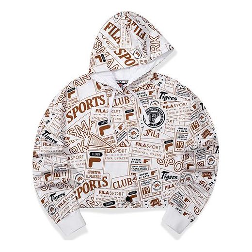 (WMNS) FILA FUSION Full Print Hooded Sports T11W035203F-DR